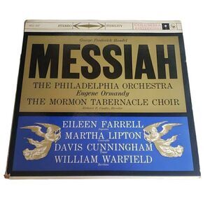 Messiah Philadelphia Orchestra Vinyl Record